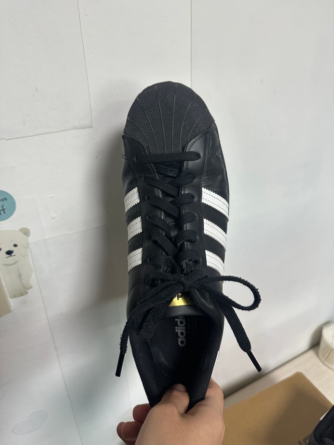 아디다스 슈퍼스타 블랙 280 상품이미지6