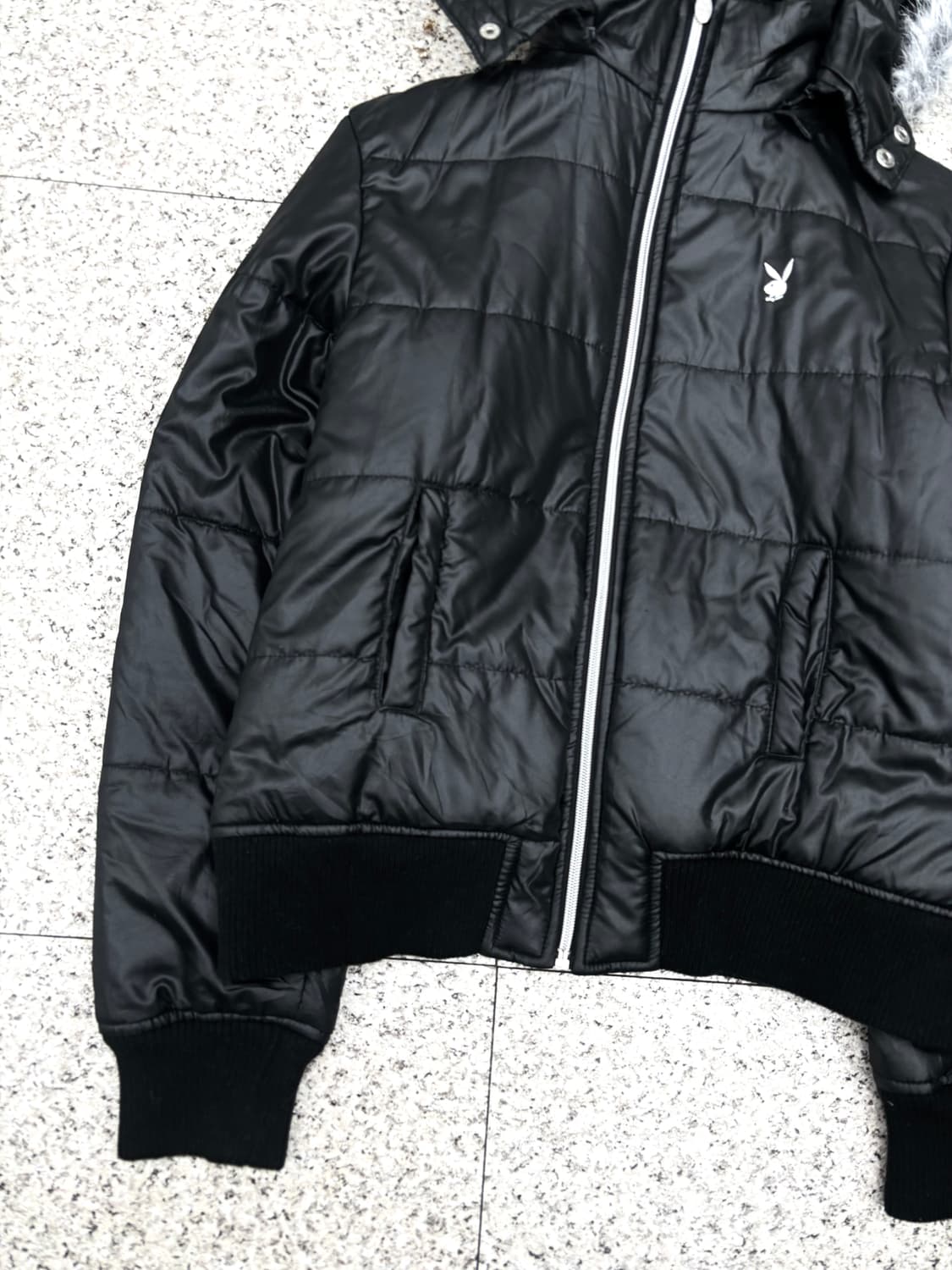 Playboy 00s fur trimmed puffer  상품이미지5