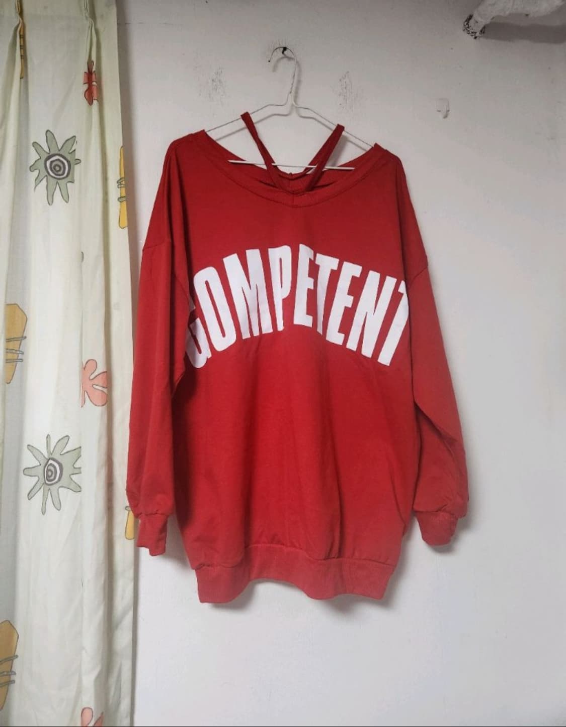 빅사이즈 빨강 긴팔티 F(~99) 상품이미지1