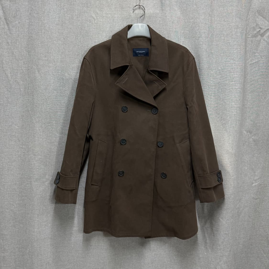 [54/매장판] 버버리 런던 BURBERRY 더블 코듀로이 하프 코트 상품이미지1