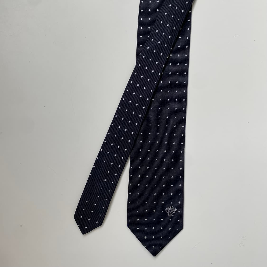 Versace 베르사체 정품 명품 심플로고 넥타이 상품이미지2