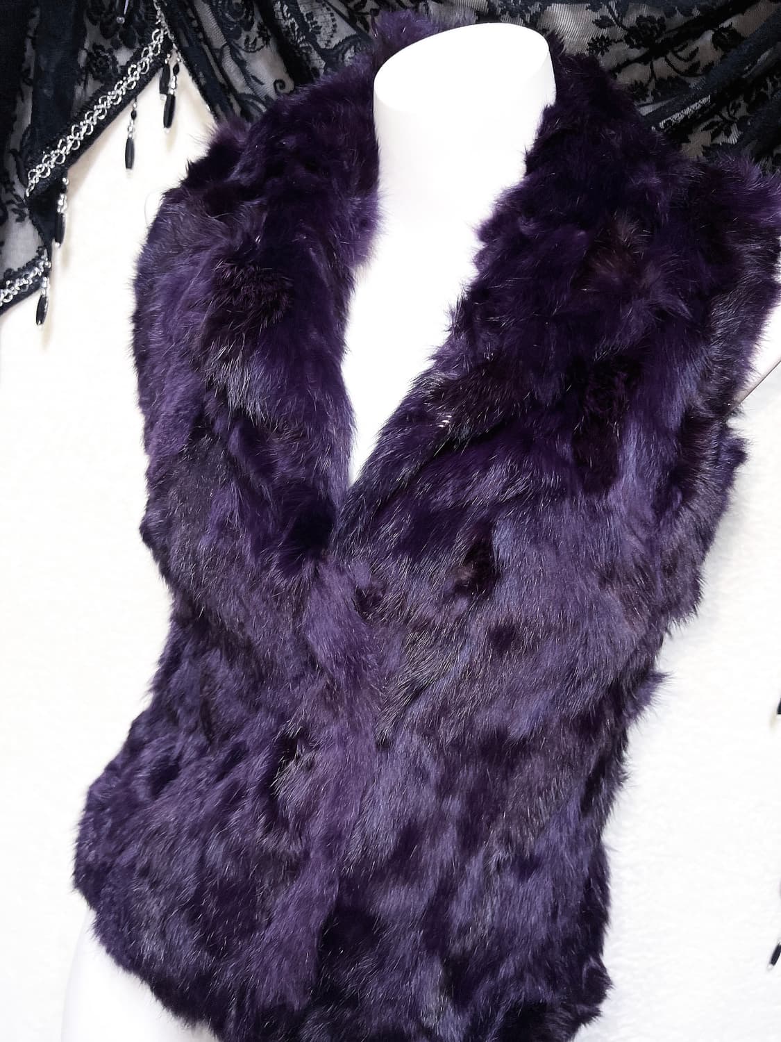 로맨틱고딕 고스펑크 락시크 래빗퍼 베스트 조끼 페어리그런지 갸루 핀터나나 상품이미지2