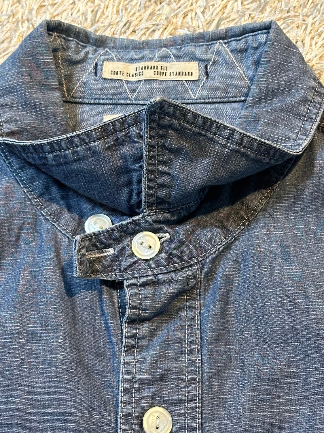 리바이스 LEVI'S 웨스턴 투포켓 데님 셔츠 중청 상품이미지3