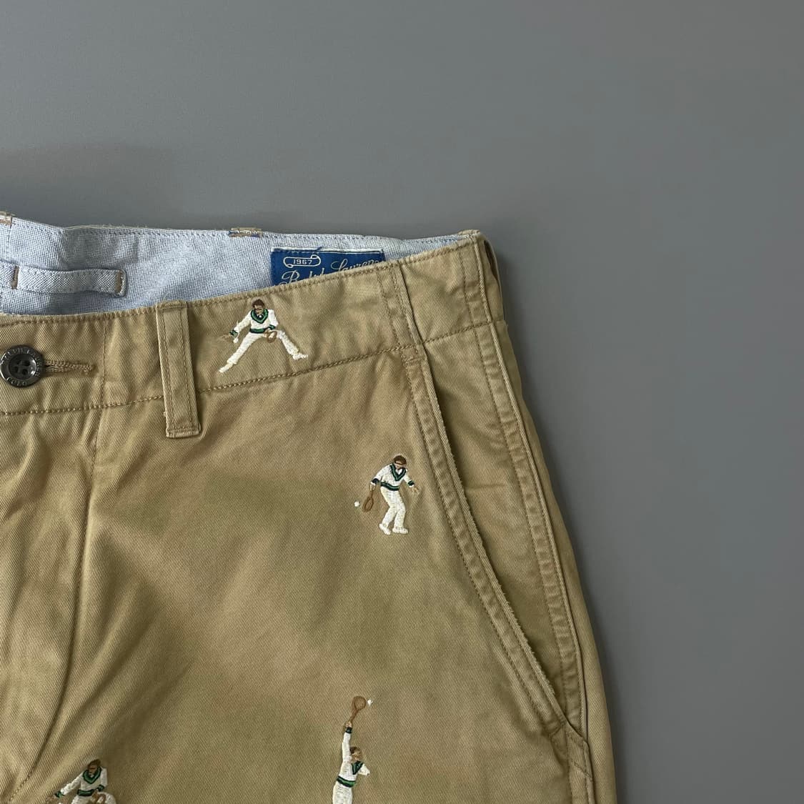 (32) 폴로랄프로렌 90s 테니스자수 베이지 치노팬츠 상품이미지3