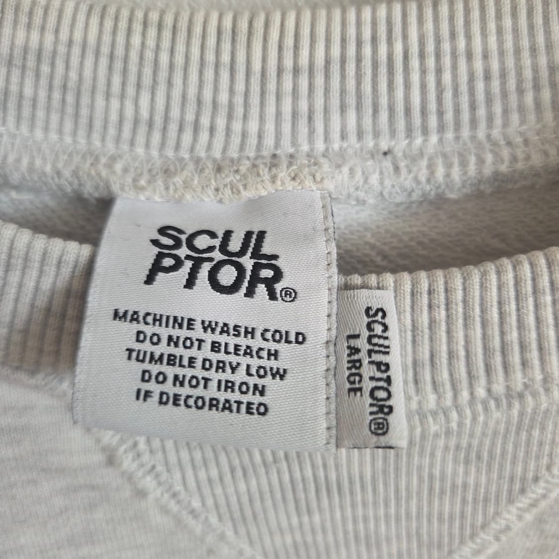 스컬프터 맨투맨 L 회색(남녀공용) 상품이미지4