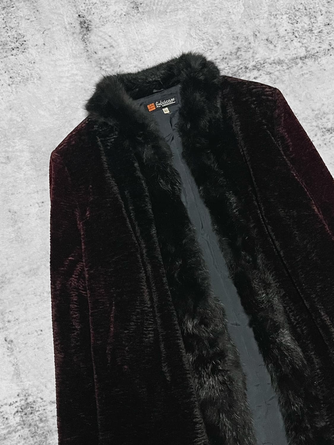 vintage velvet fur coat  상품이미지2