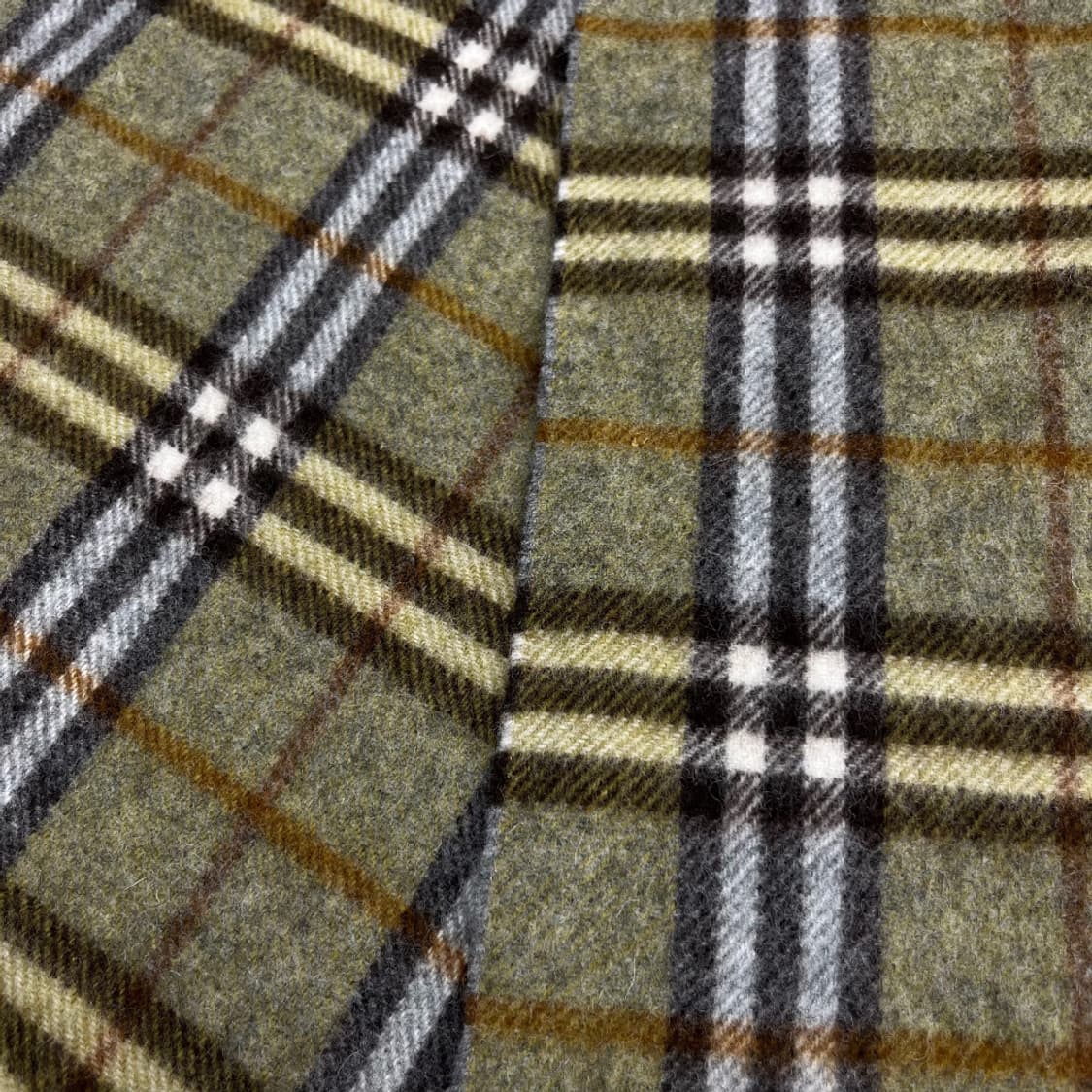 버버리 그린 노바체크 램스울 머플러 상품이미지6