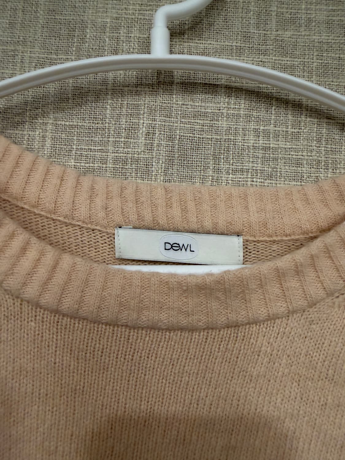 DEWL 듀엘 100% 울 니트 55 베이지 상품이미지2