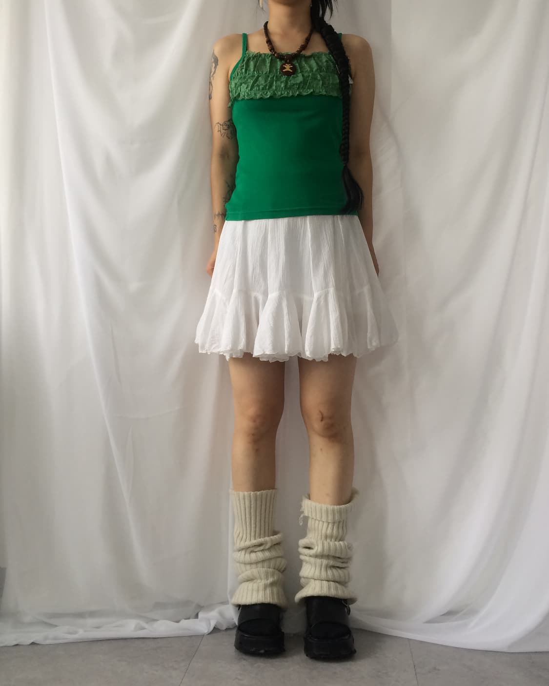 Lace point sleeveless 상품이미지1