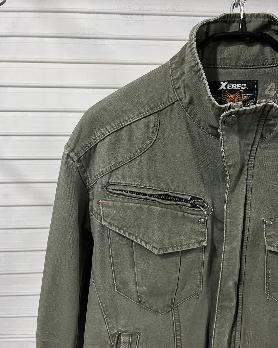 Xebec zip detail work jacket 상품이미지5