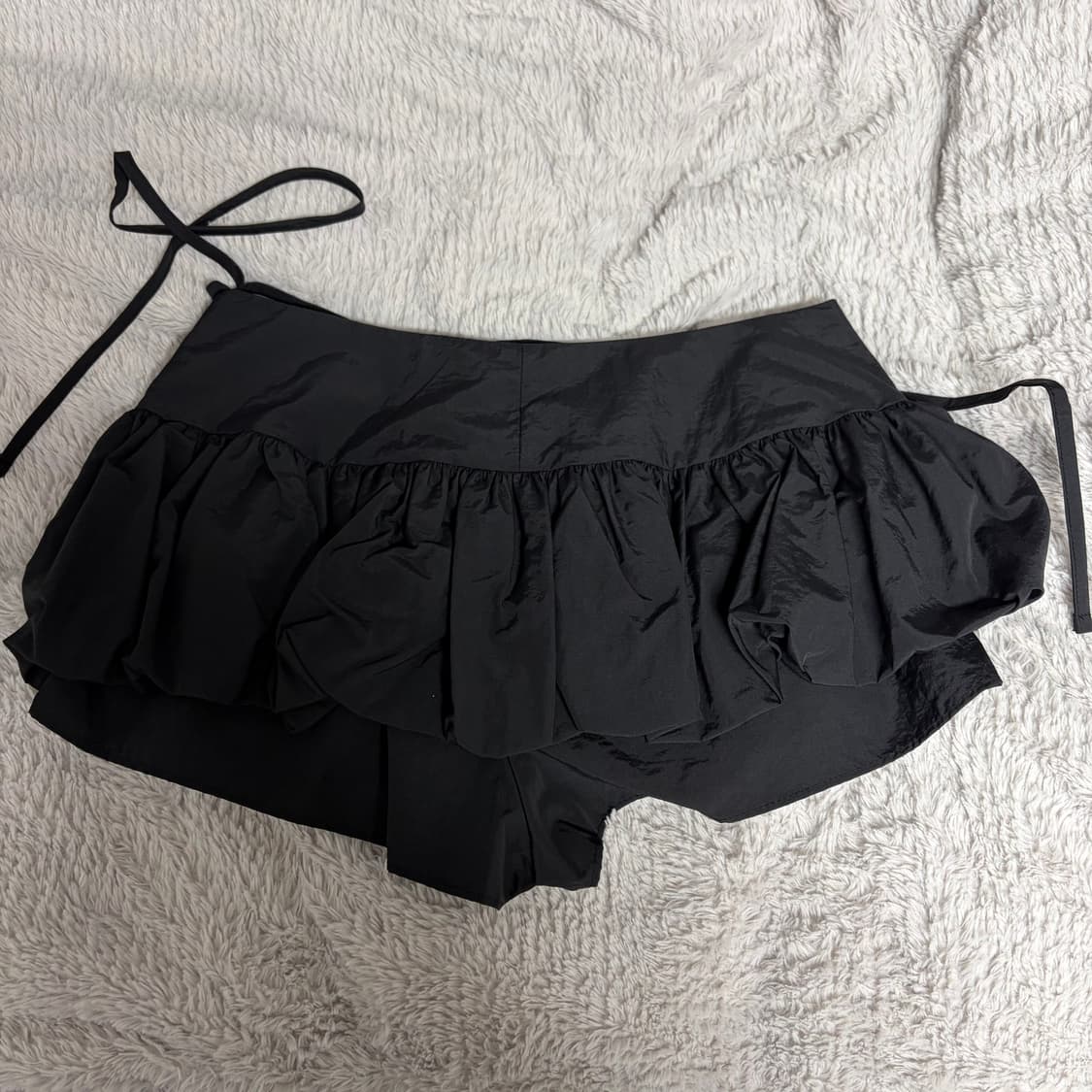 어글리쉐도우 치마바지 펌킨스커트팬츠 블랙 S 상품이미지2