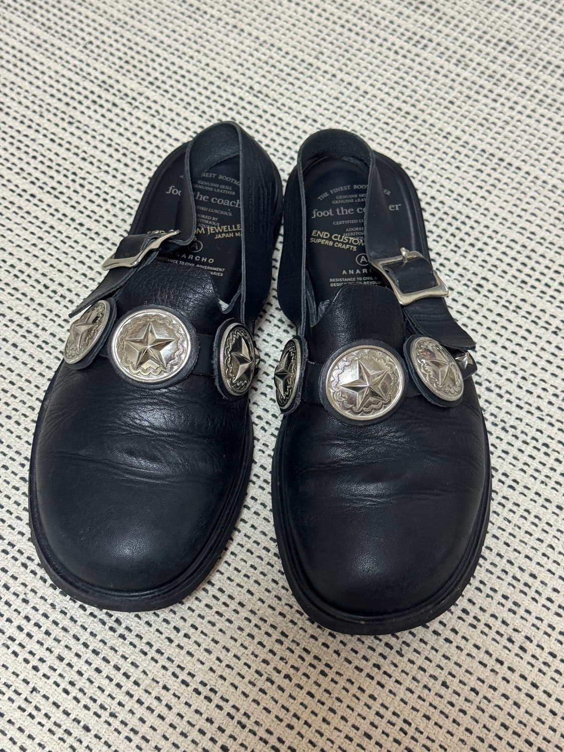 End custom jewellers 풋더코쳐 실버 웨스턴 콘쵸 클로그 상품이미지2