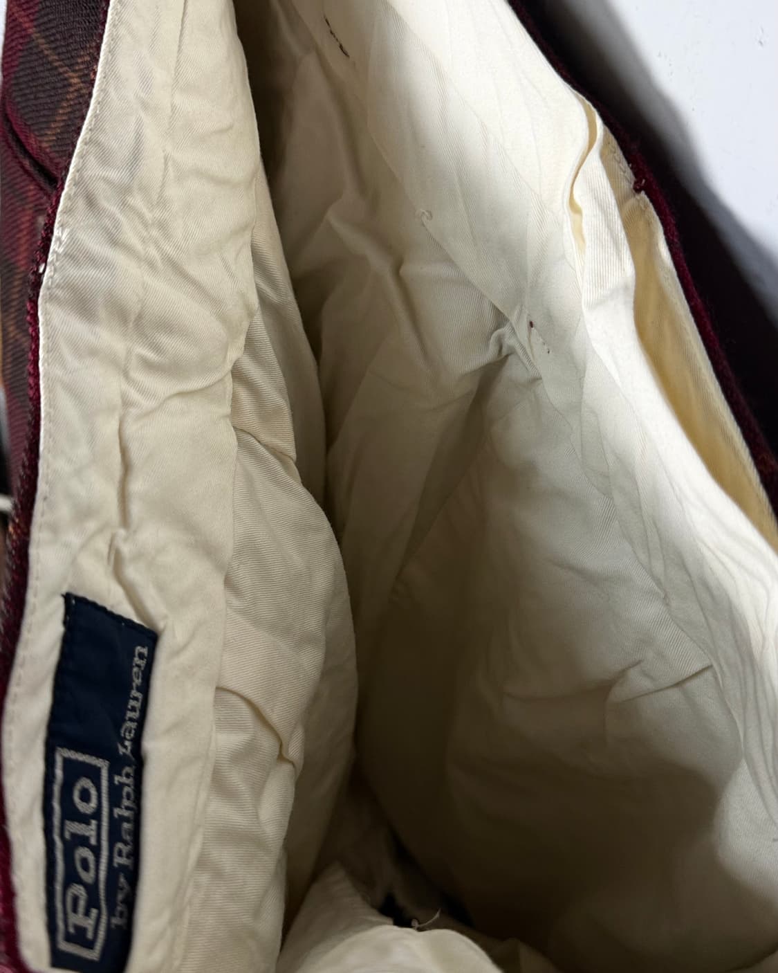 90‘s 폴로 랄프로렌 플래드 체크 울 팬츠 33 상품이미지3