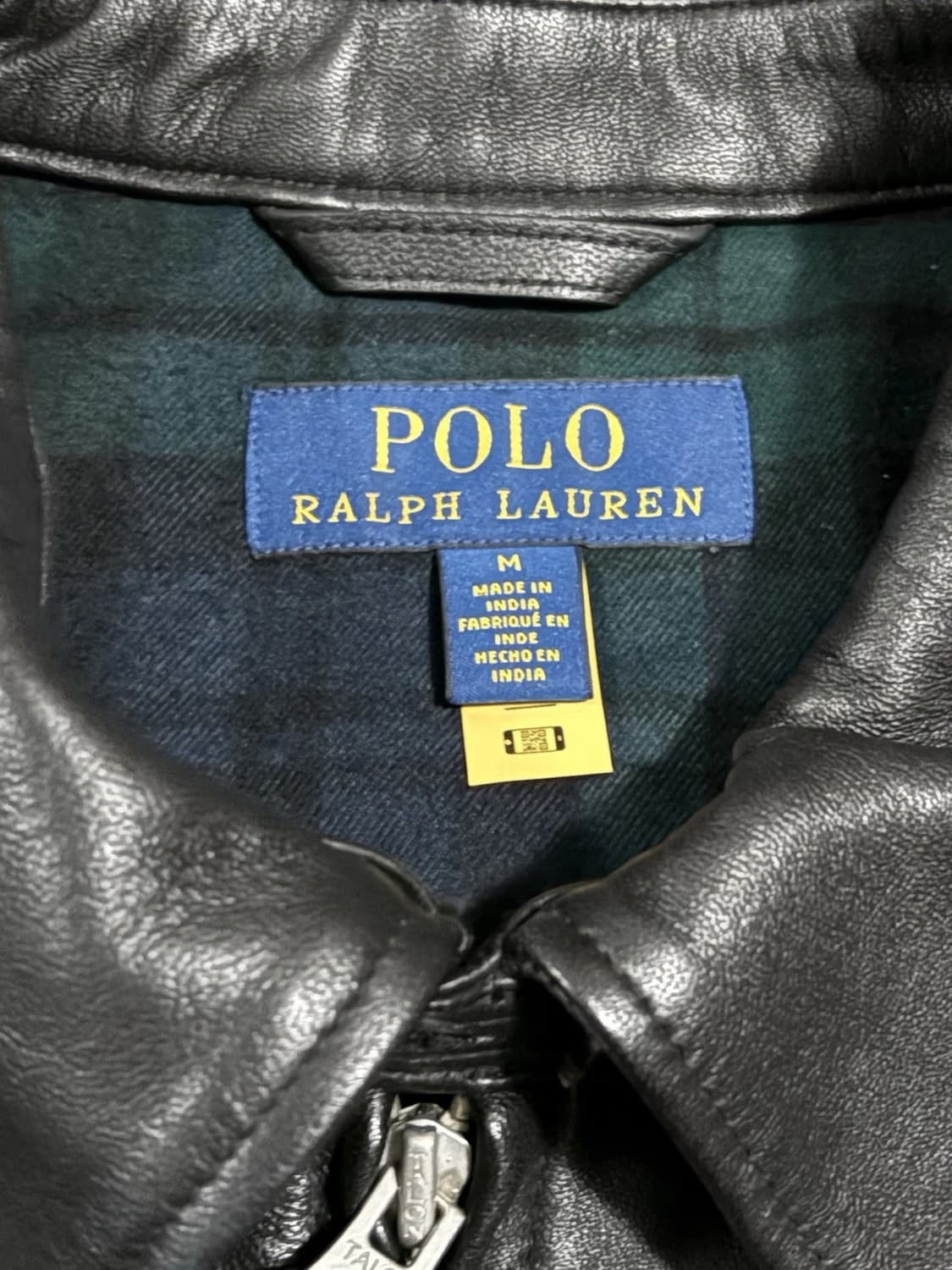 M 폴로 랄프로렌 맥스웰 레더 가죽 자켓 블랙 상품이미지2