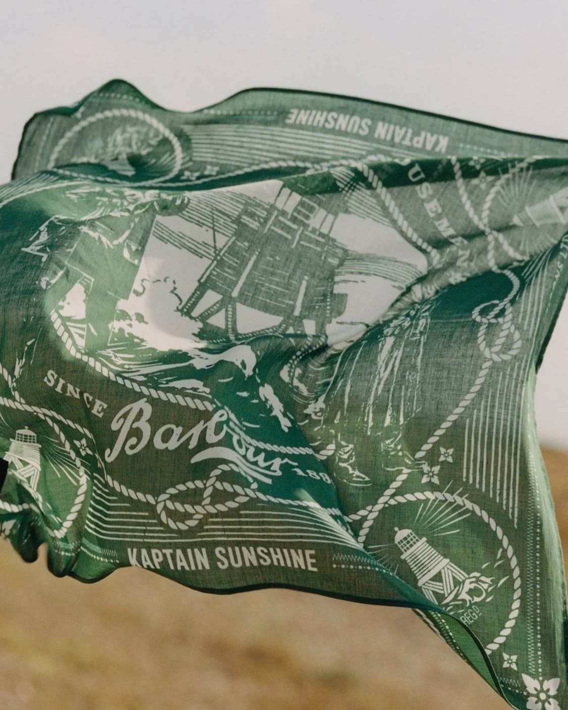 Barbour  x Kaptain Sunshine 반다나 상품이미지2