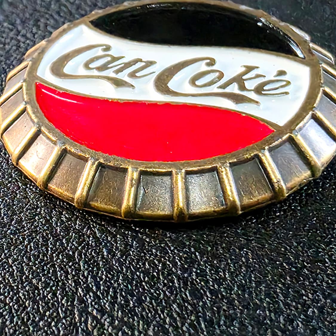 Can Coke 브로치 남자 여자 엔틱 빈티지 명품 병뚜껑 콜라 상품이미지2