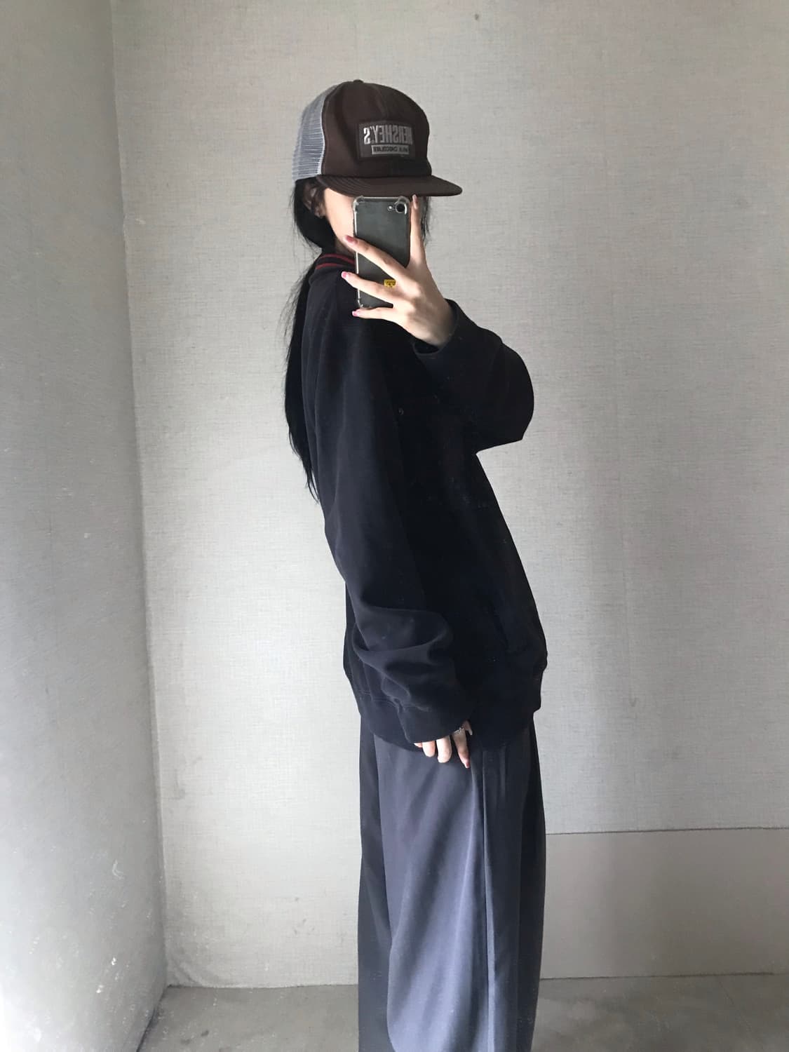 폴로 블랙 반집업 상품이미지4