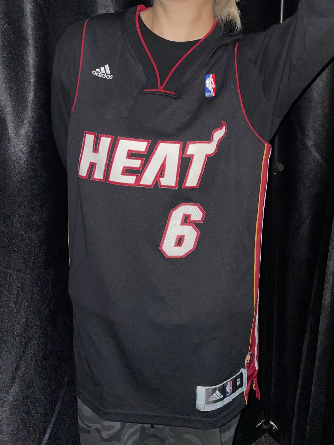 아디다스 마이애미 히트 6번 농구 유니폼 상품이미지1