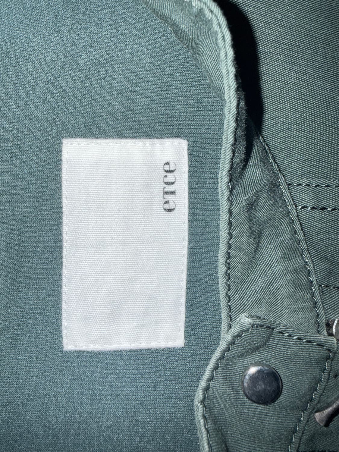 etce 청록색 재킷 상품이미지3