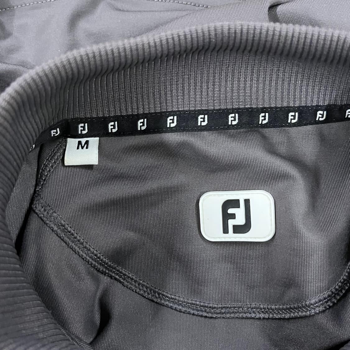 [정품/M] FJ 풋조이 하프집업 풀오버 그레이 b19 상품이미지5