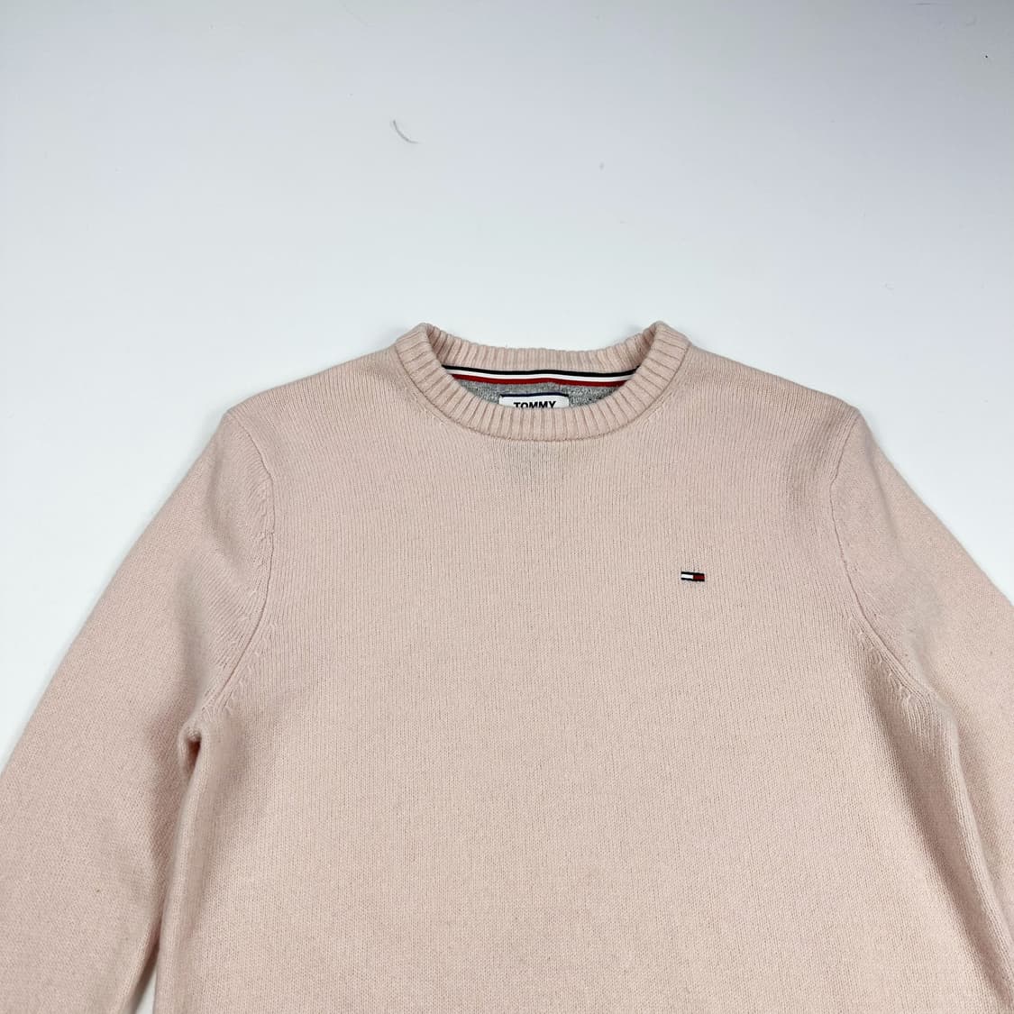 타미힐피거 플래그 연핑크 울 니트 (S 여성추천) 상품이미지1