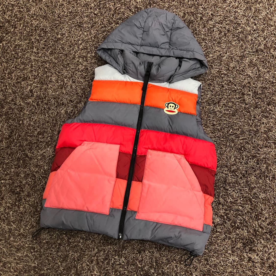 폴프랭크 덕다운 패딩 조끼 상품이미지1