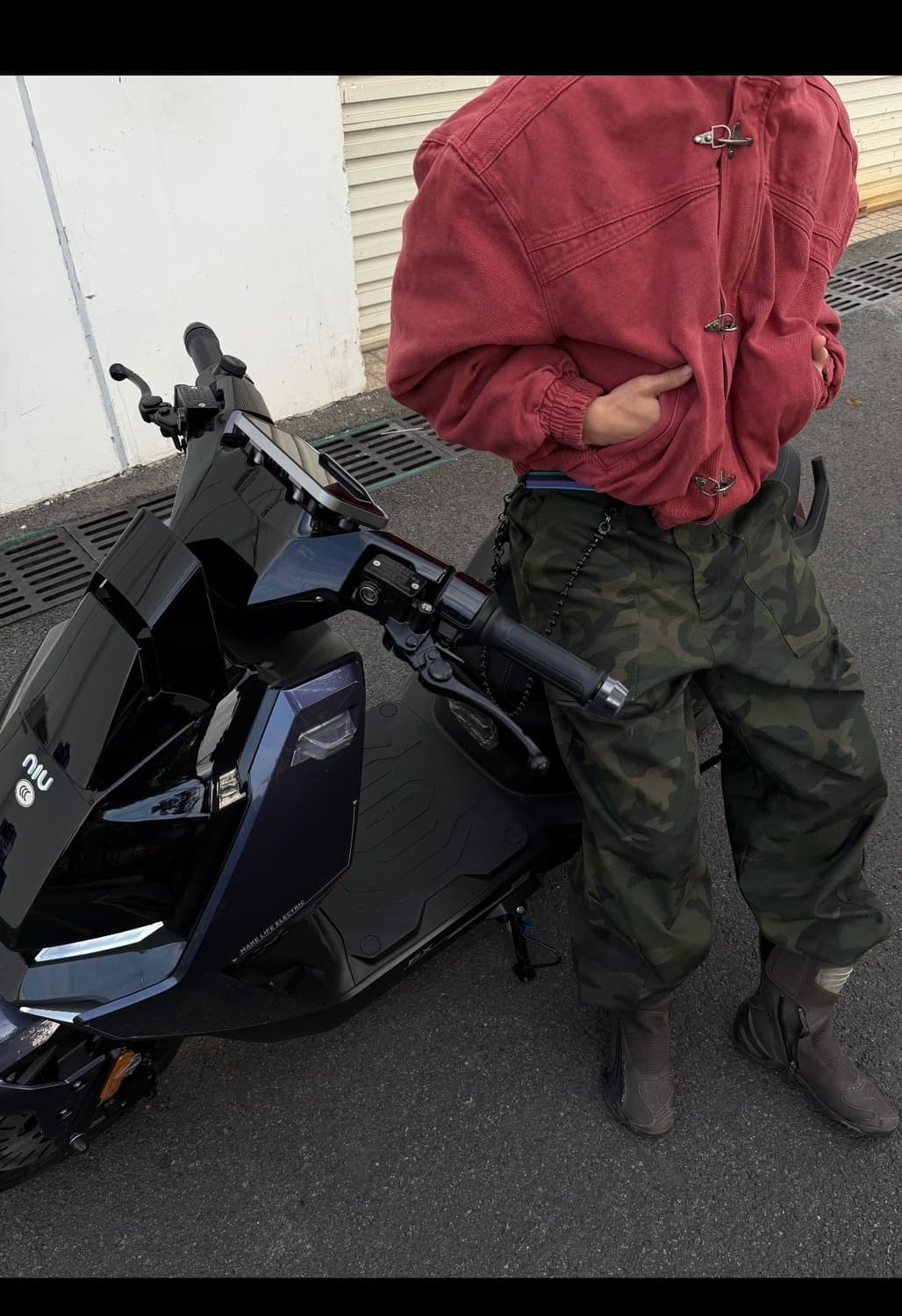 캔버스 후드자켓 레드 상품이미지1