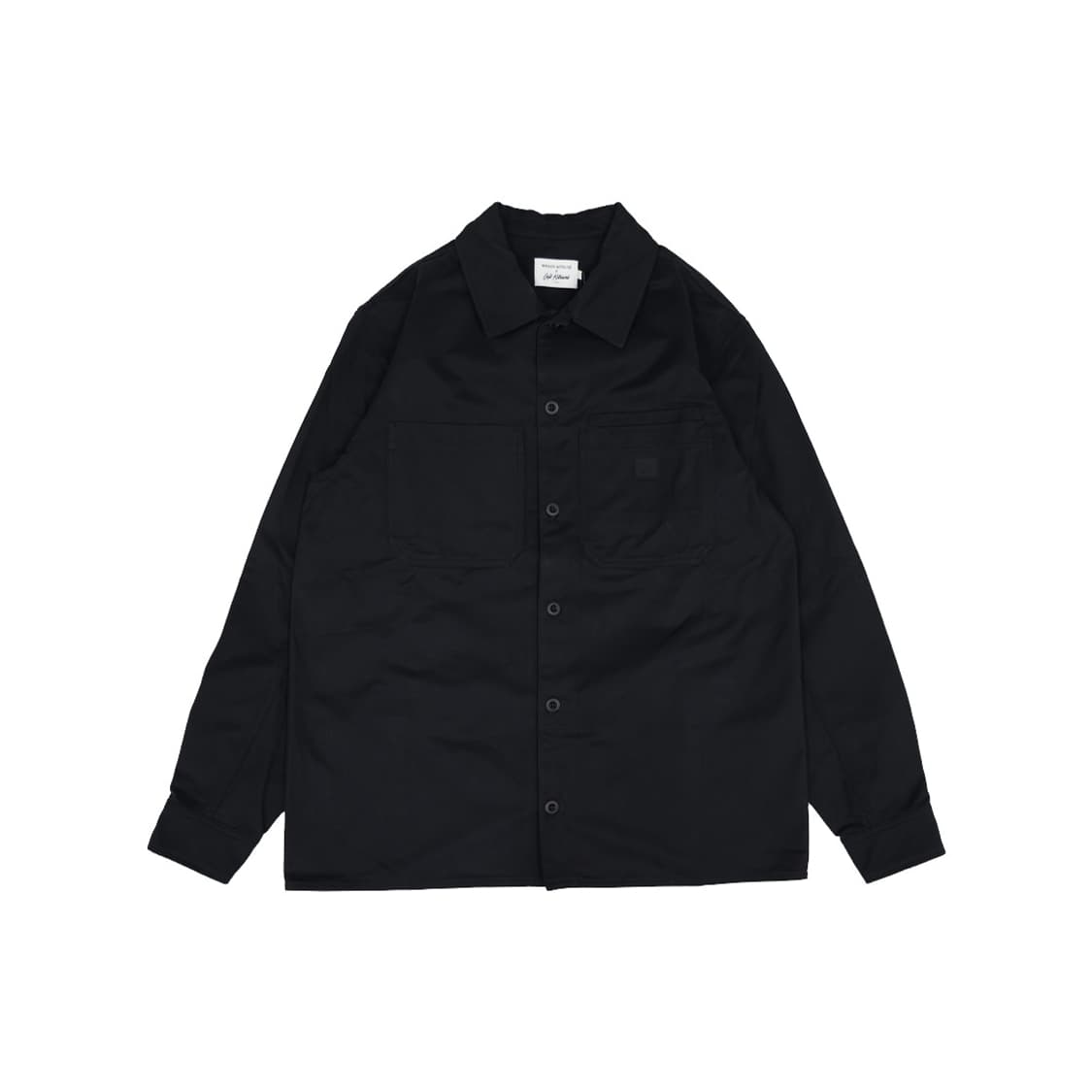 메종 키츠네 카페 워크웨어 롱 셔츠 블랙 상품이미지1