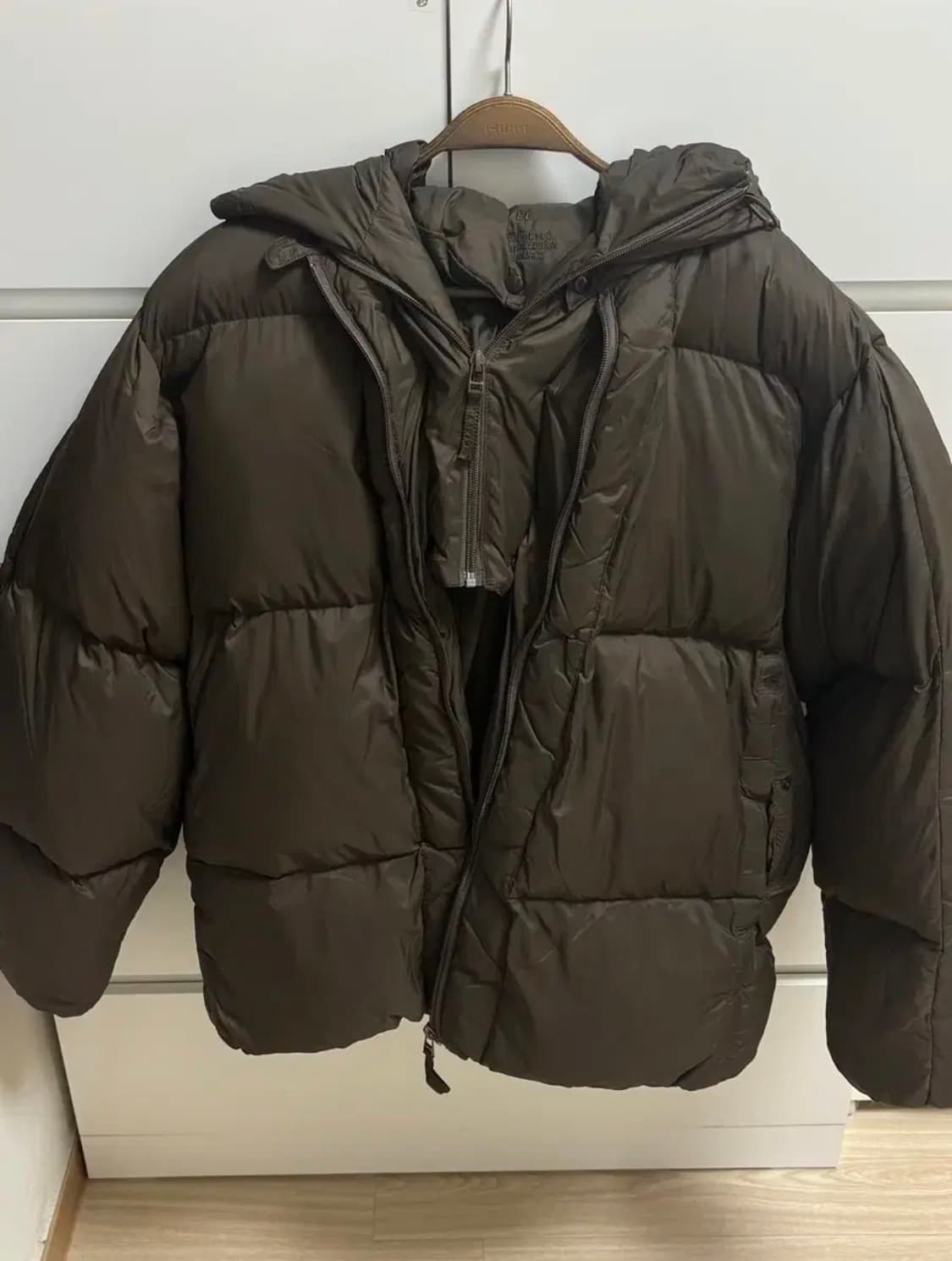 누마레 EE 패딩 브라운 (M) 실사O 상품이미지3