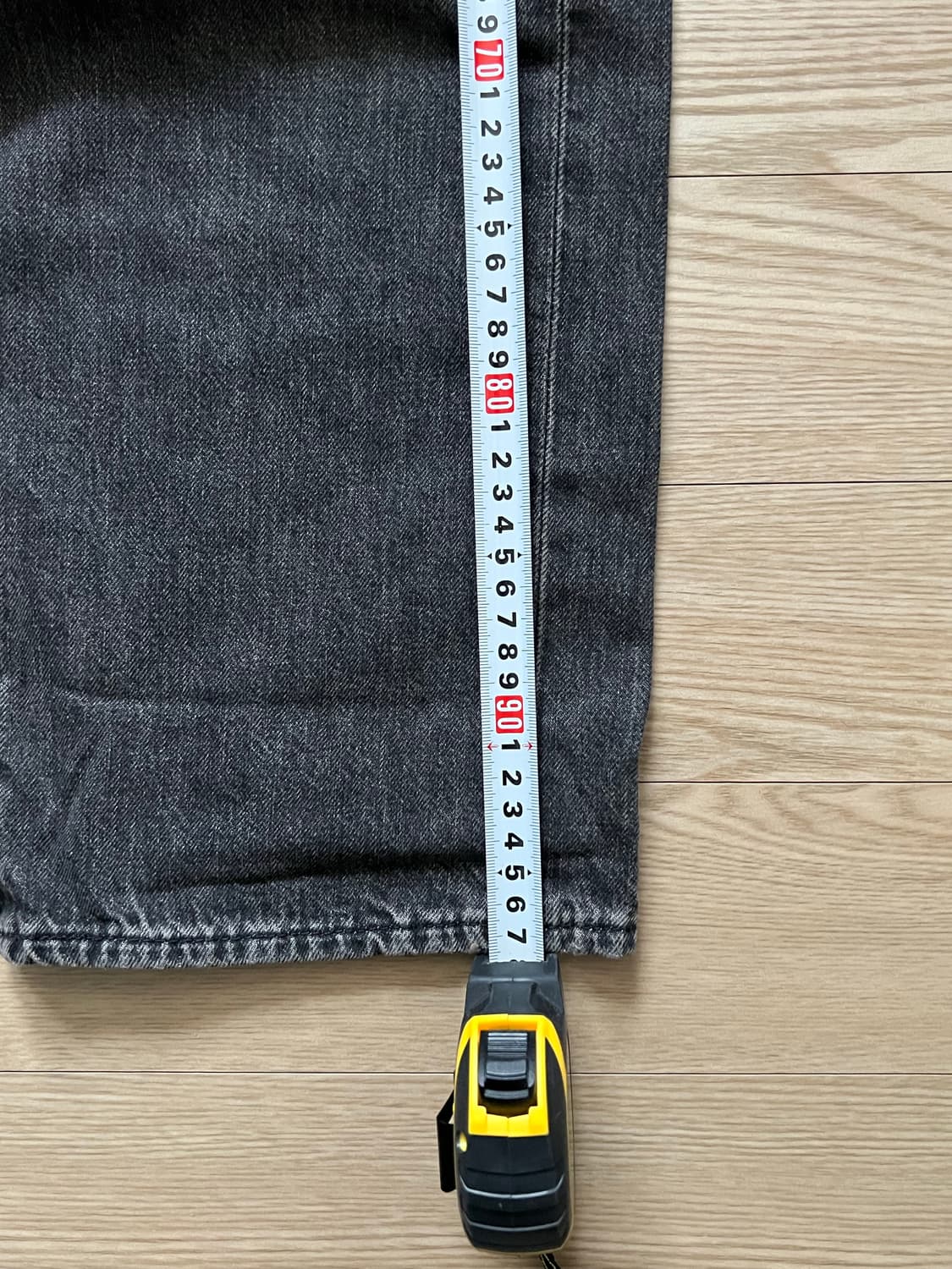 리바이스 505 셀비지 흑청 상품이미지7