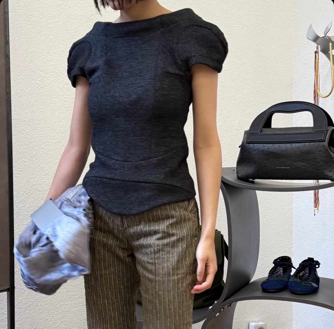 Kiko women COMPASS JERSEY TOP ABYSS BLAC 상품이미지1