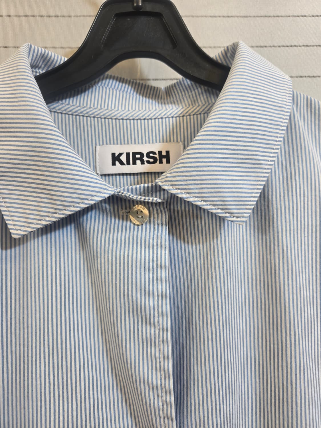 키르시 스트라이프 반팔 셔츠 원피스 상품이미지5