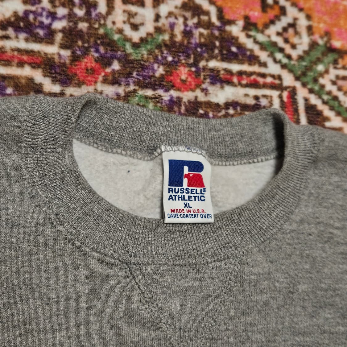 90s 러셀 오하이오 사커팀 스웻 USA 그레이 (XL) 상품이미지3