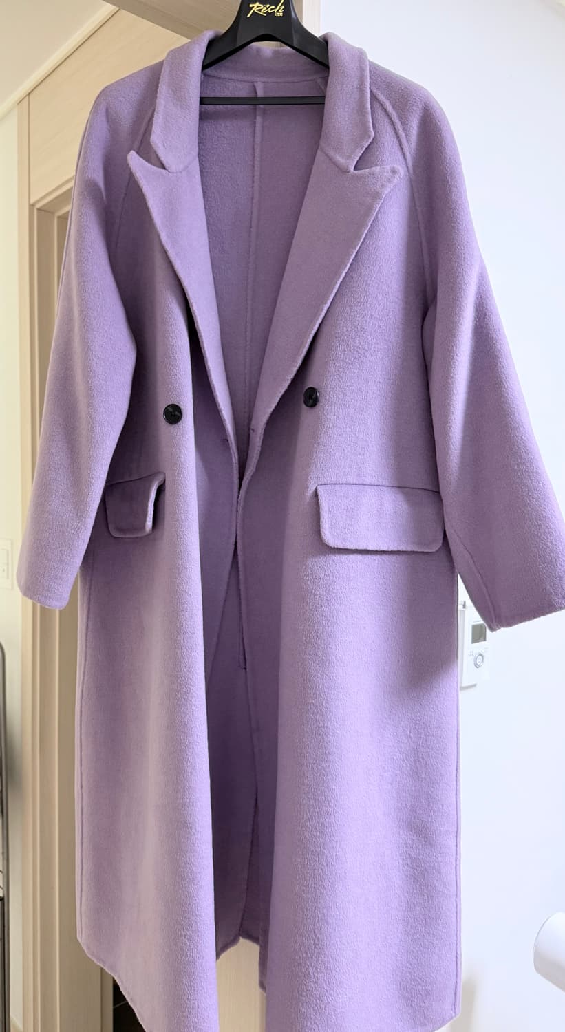 울100% 핸드메이드코트 미착용 상품이미지5