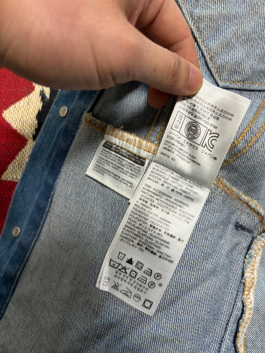 L) 리바이스 프리미엄 데님자켓 청자켓 상품이미지7