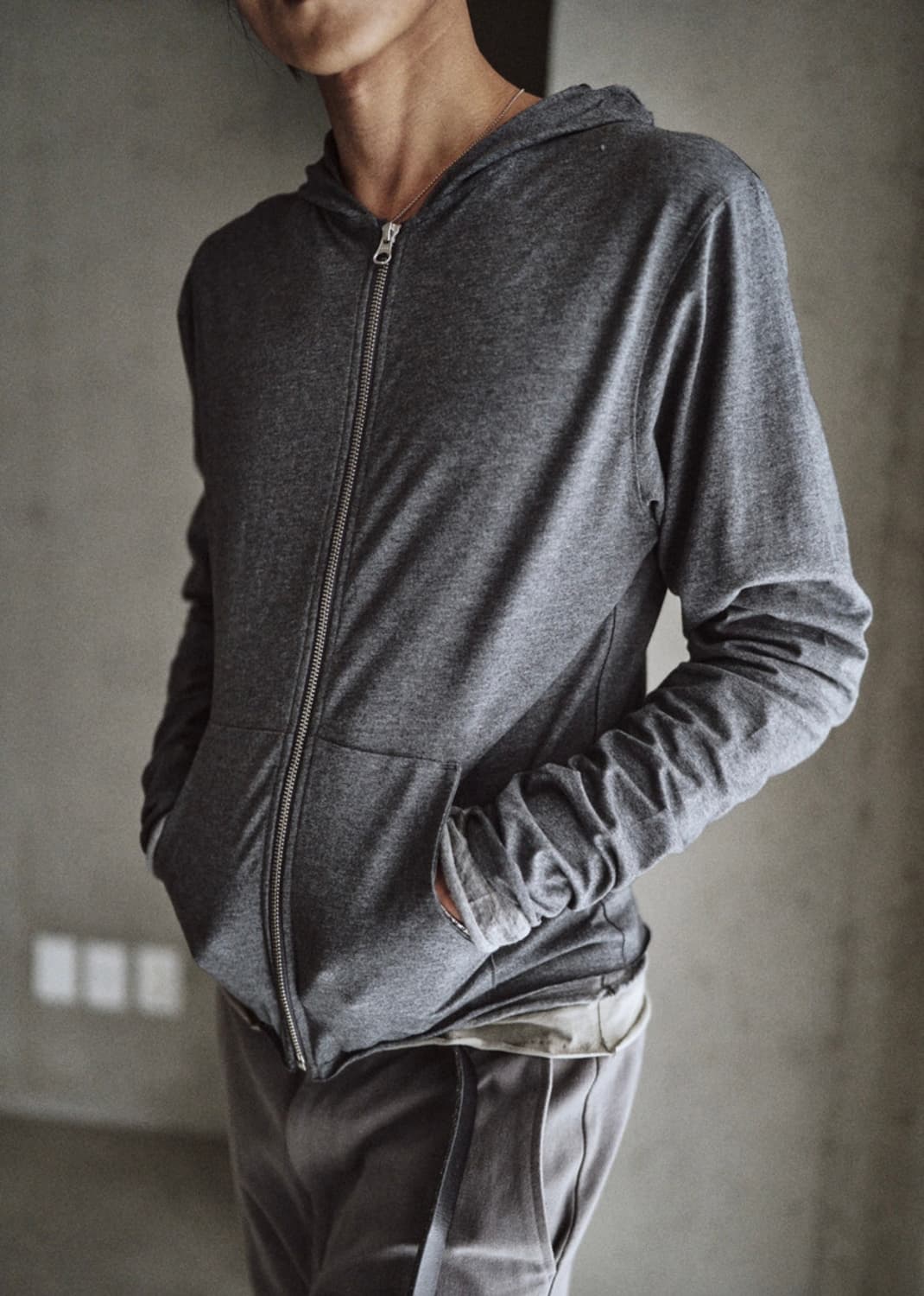 Textured Hoodie Zip 상품이미지1