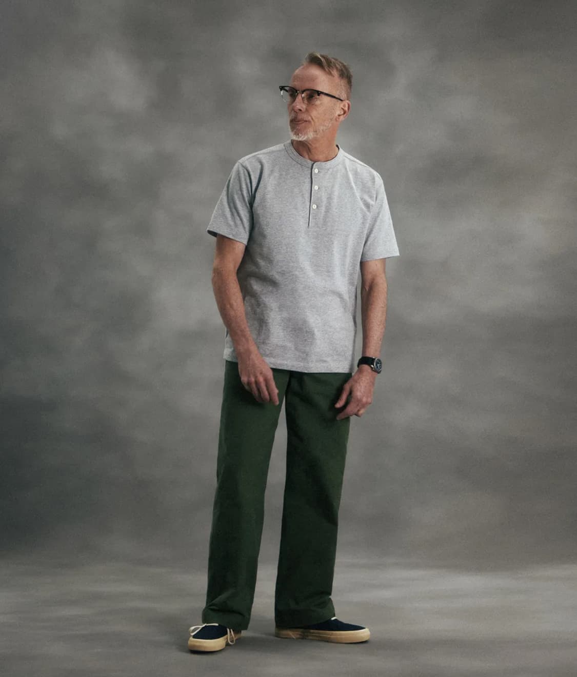 브론슨 10.6oz 코튼 헨리 반팔티 XXXL사이즈 상품이미지4