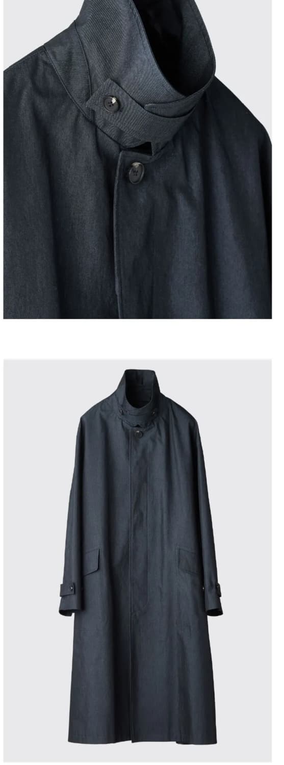 해칭룸 Reporter Coat Stone Indigo 3size 상품이미지4