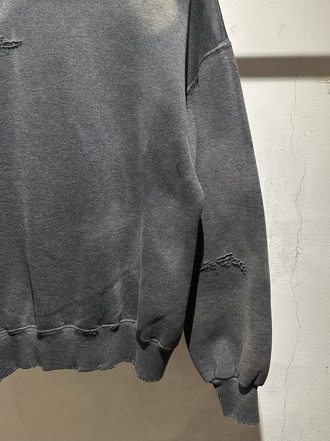 90‘s Russell Clemson Damage Fading Sweat 상품이미지7