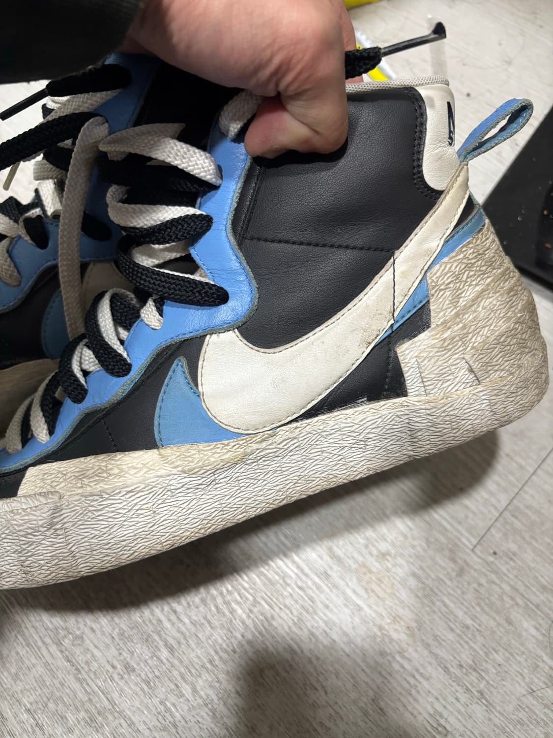 나이키 사카이 블레이저 흰파 275 상품이미지2