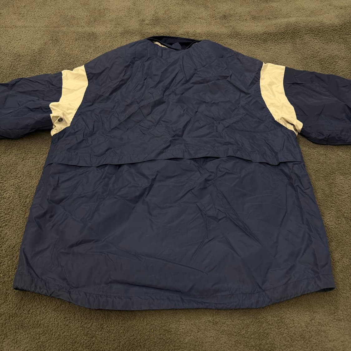 [정품/95] 00s 나이키 올드스쿨 스우시 자수 아노락 바람막이 자켓 상품이미지4