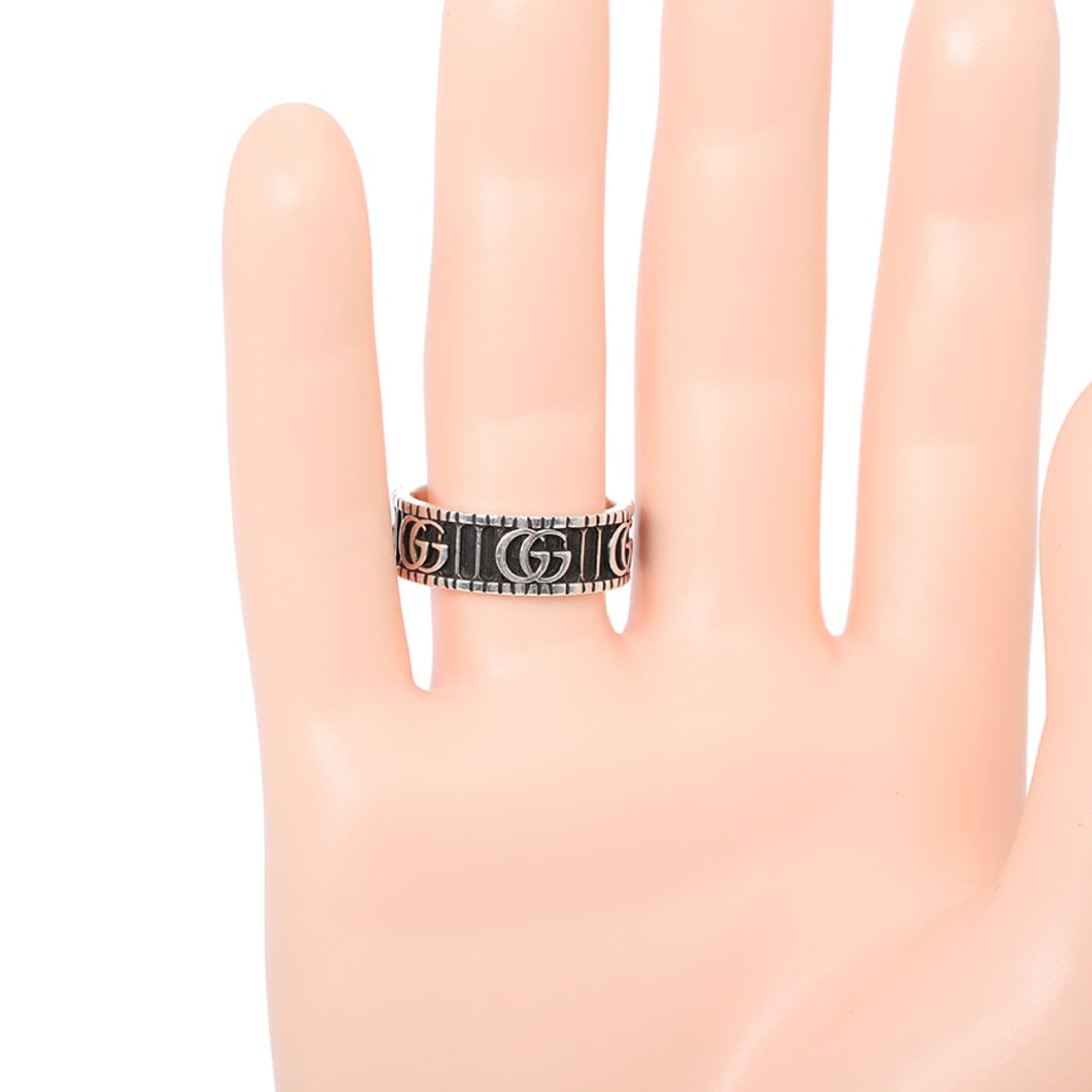 구찌 실버 반지 GG 마몽 더블 G 실버링 21호 551899 상품이미지6