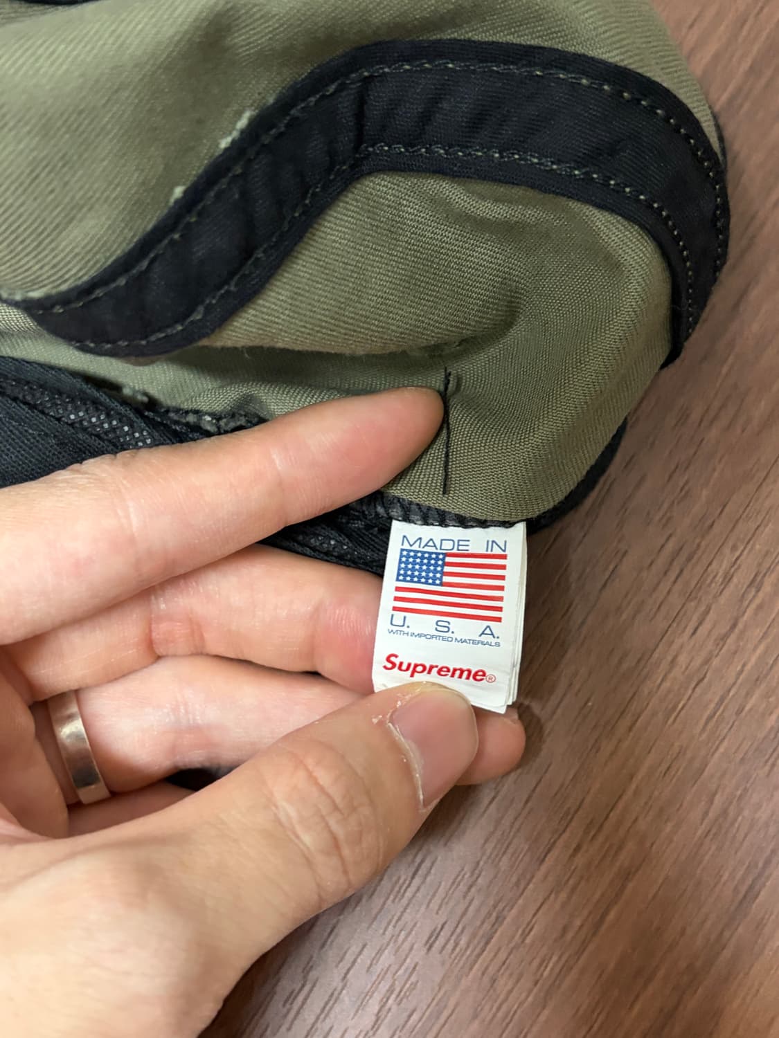 슈프림 워시드 치노 트윌 캠프캡 스네이크 24ss 상품이미지4