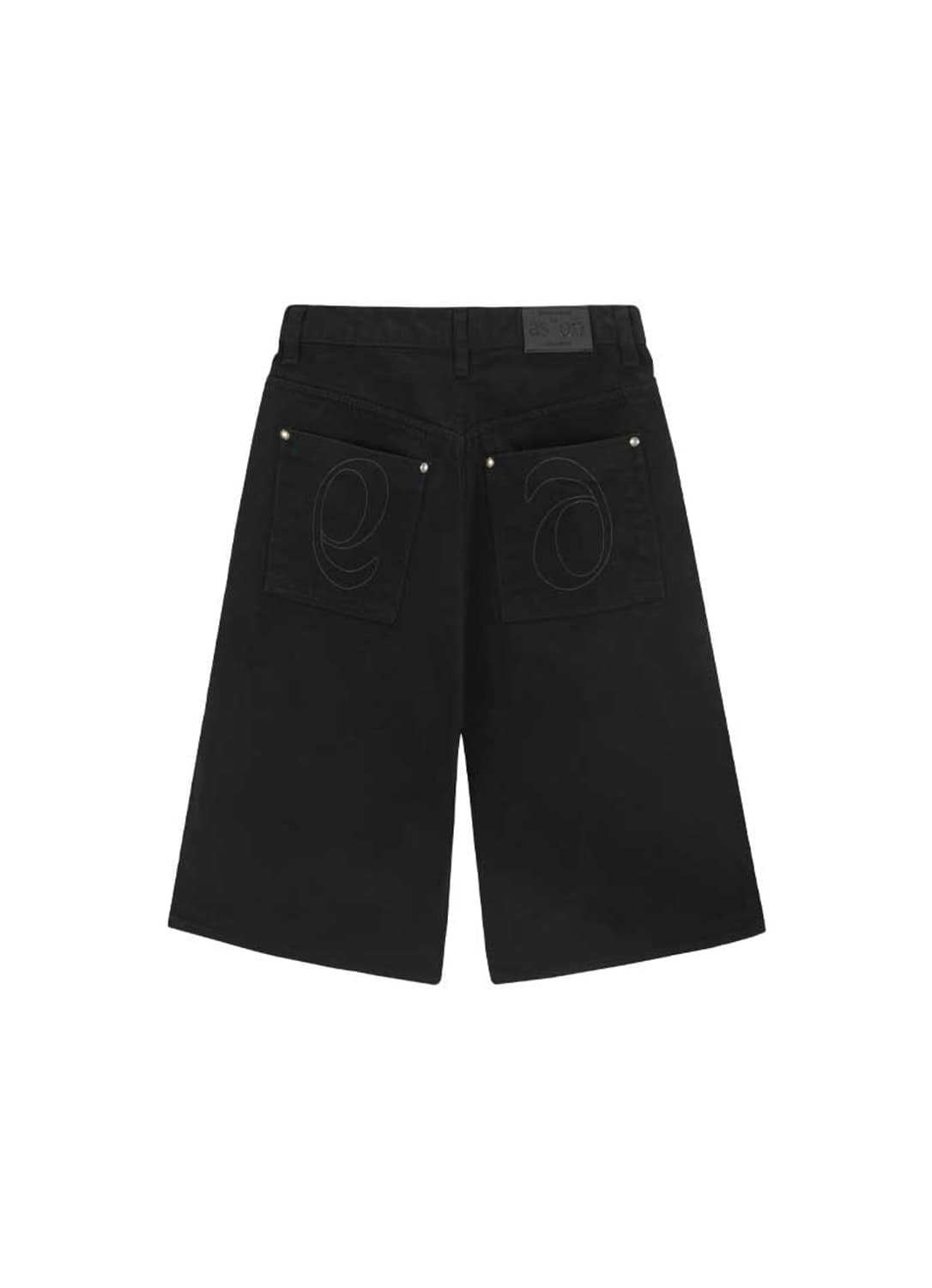 [S] 애즈온 블랙 버뮤다 팬츠 상품이미지2