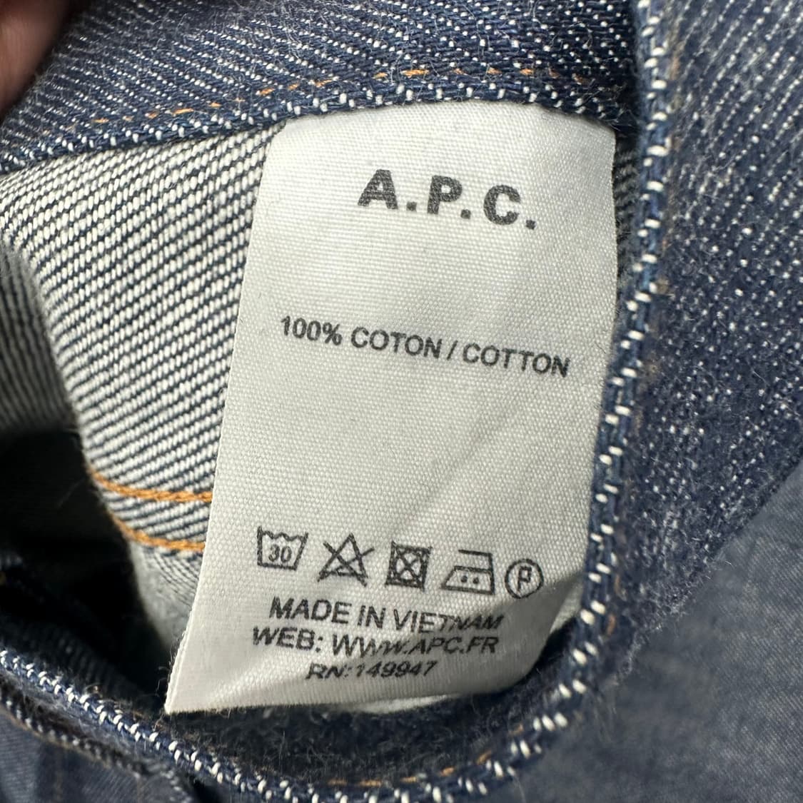 A.P.C 아페쎄 데님팬츠 상품이미지5