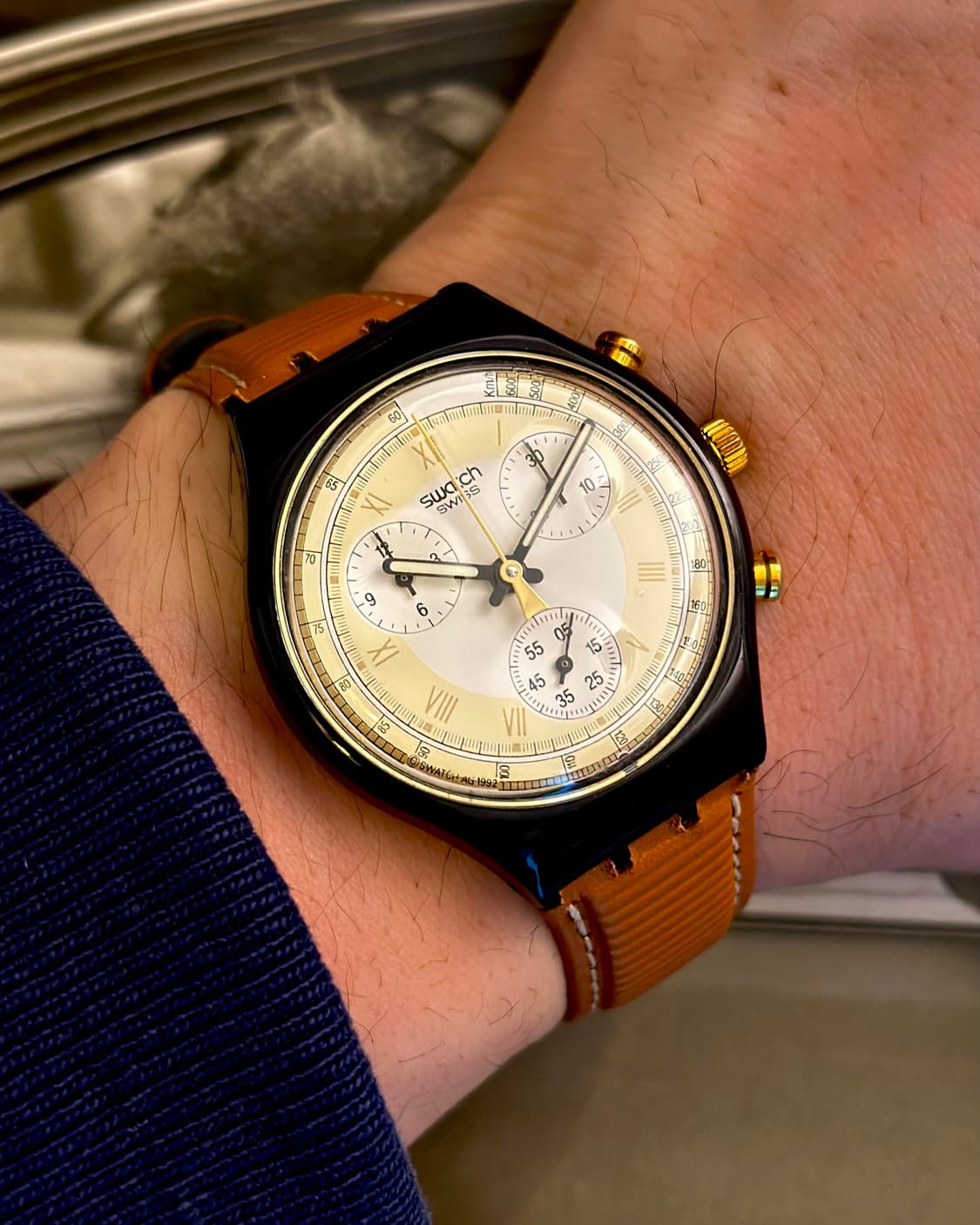 92년판) 빈티지 스와치 크로노 lodge 상품이미지1