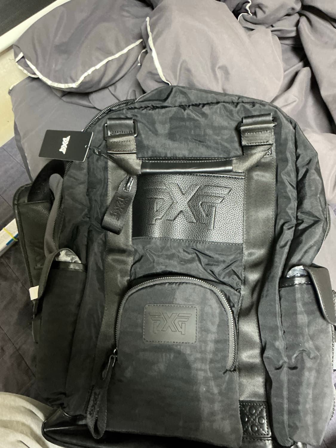 PXG 블랙 백팩 새상품급 상품이미지1