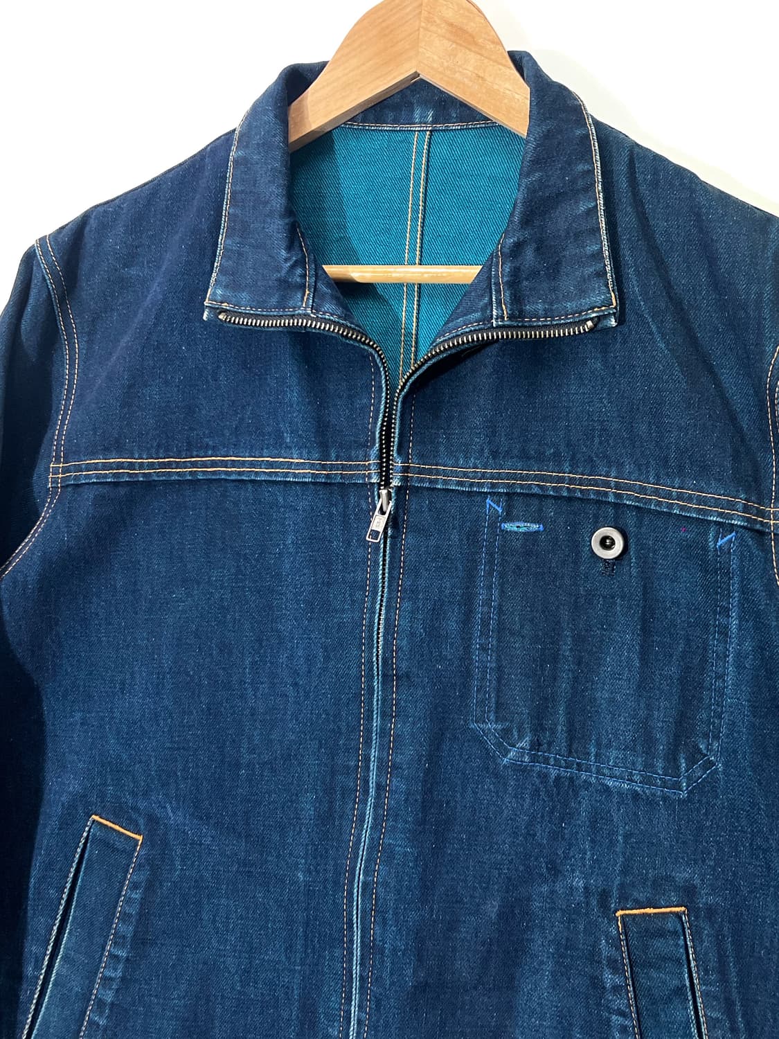 JPN Rupert Vintage Denim 2Way Zip Up Jac 상품이미지4