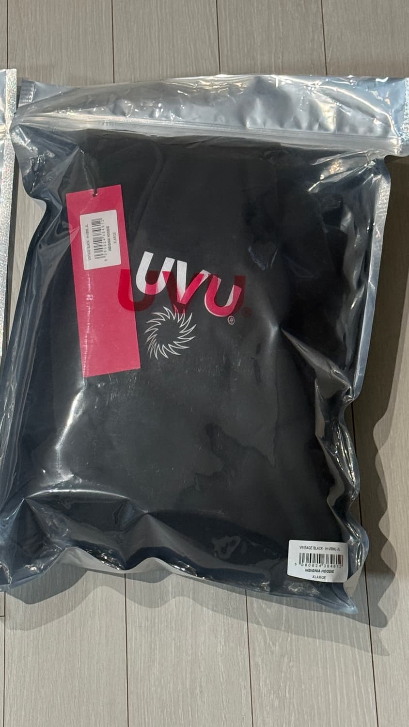 UVU 인시그니아 후드 블랙 XL 상품이미지1