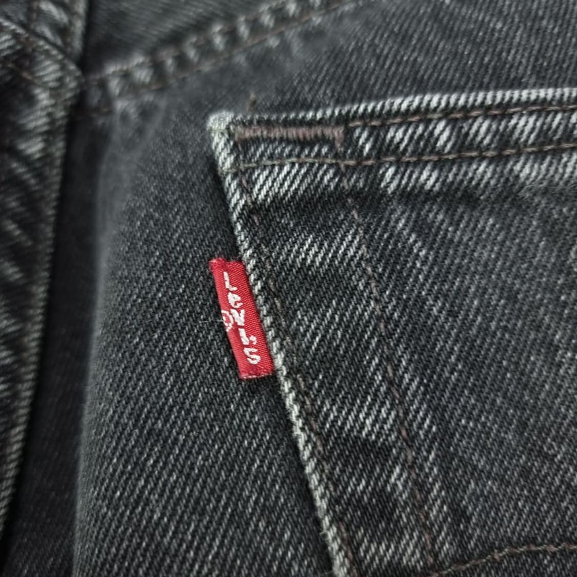 [리바이스] USA 90'S 501 스트레이트 흑청 데님팬츠 M19842 상품이미지7